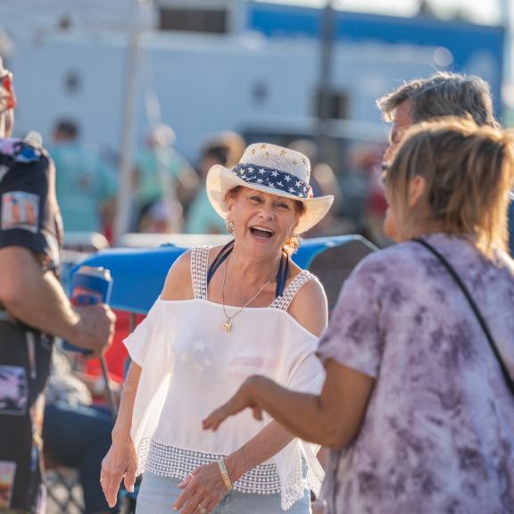 Snowbirds enjoying their winter vacation on Alabama's Beaches
